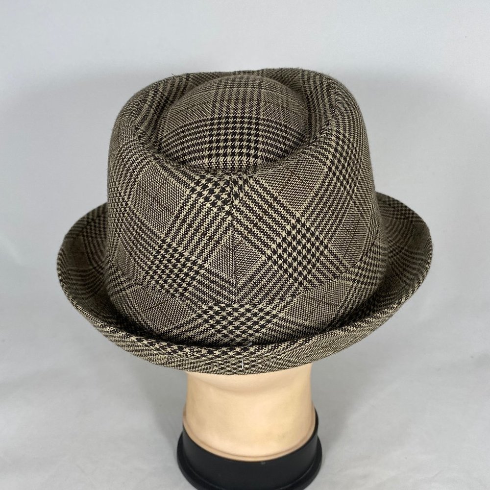 DECREE Diamond Crown Fedora Hat Stingy Brim NWOT - Picture 9 of 12